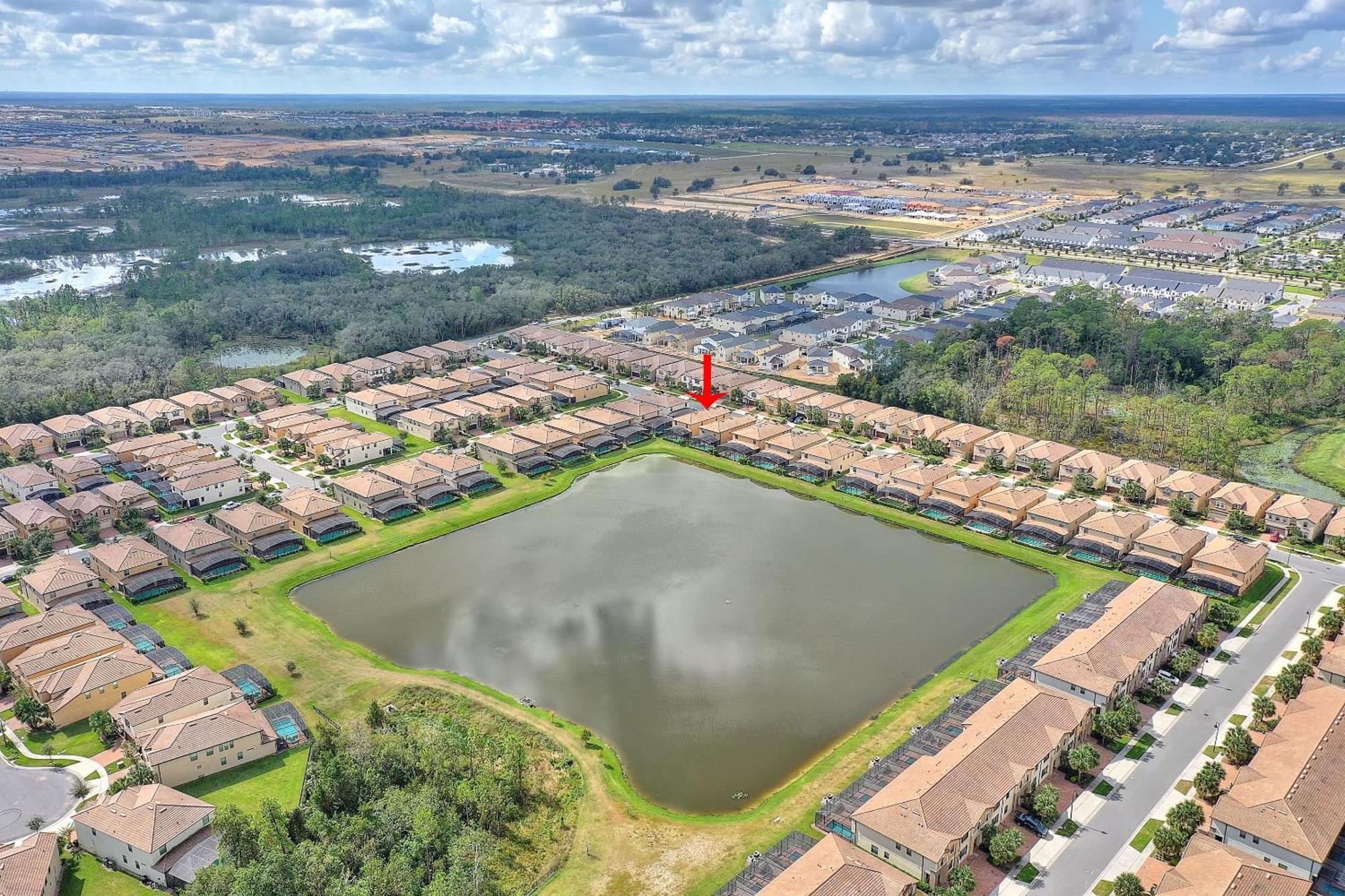 Stylish Cozy Family Getaway With Private Pool And Lake View Kissimmee Exterior photo